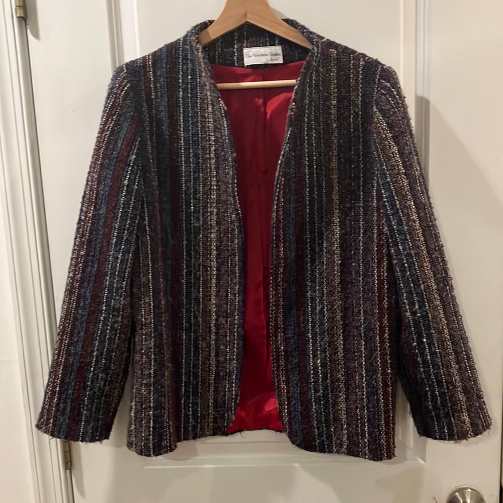 🎉 3/$15 Vintage Boucle Jacket M